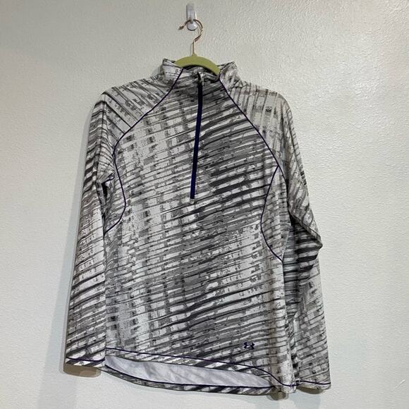 Under Armour White Half Zip Pullover Sz XL - Picture 2 of 11